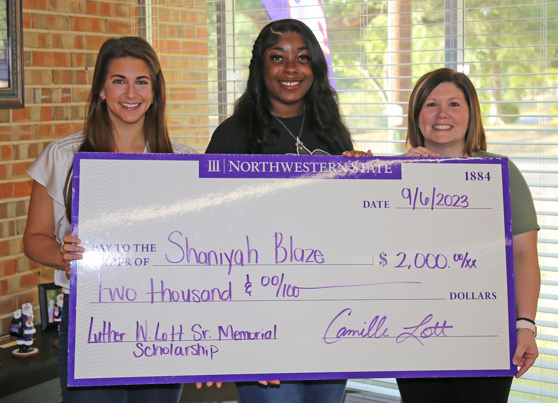 Lott Oil Scholarship Winner Shaniyah Blaze